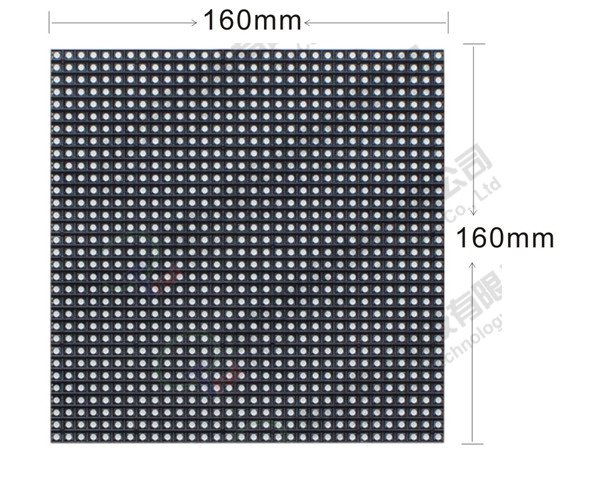 室內P5全彩LED顯示屏單元板正面